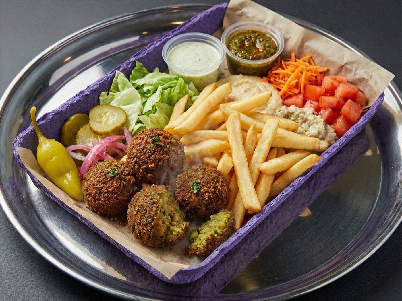 Falafel platter